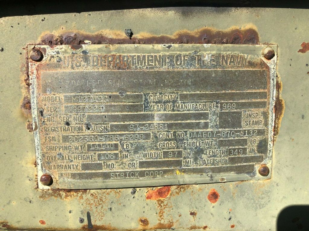 1962 Kaiser Jeep M52  & trailer Strick