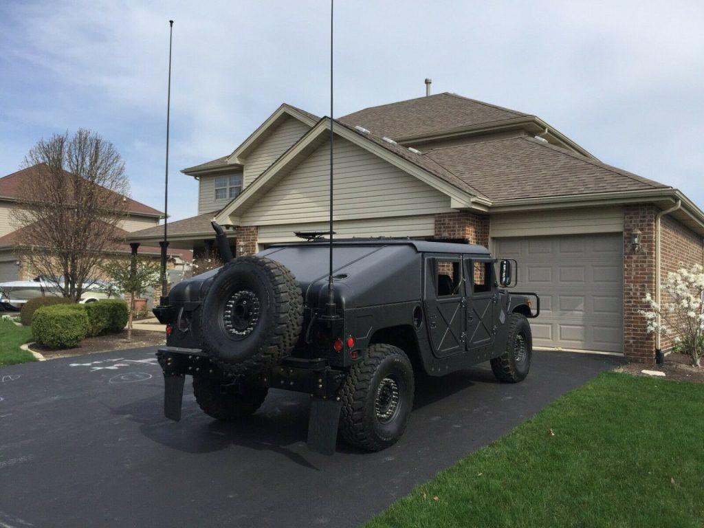 1992 AM General Military Humvee and Trailer