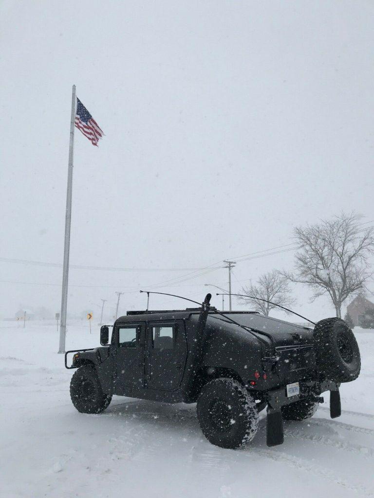 1992 AM General Military Humvee and Trailer