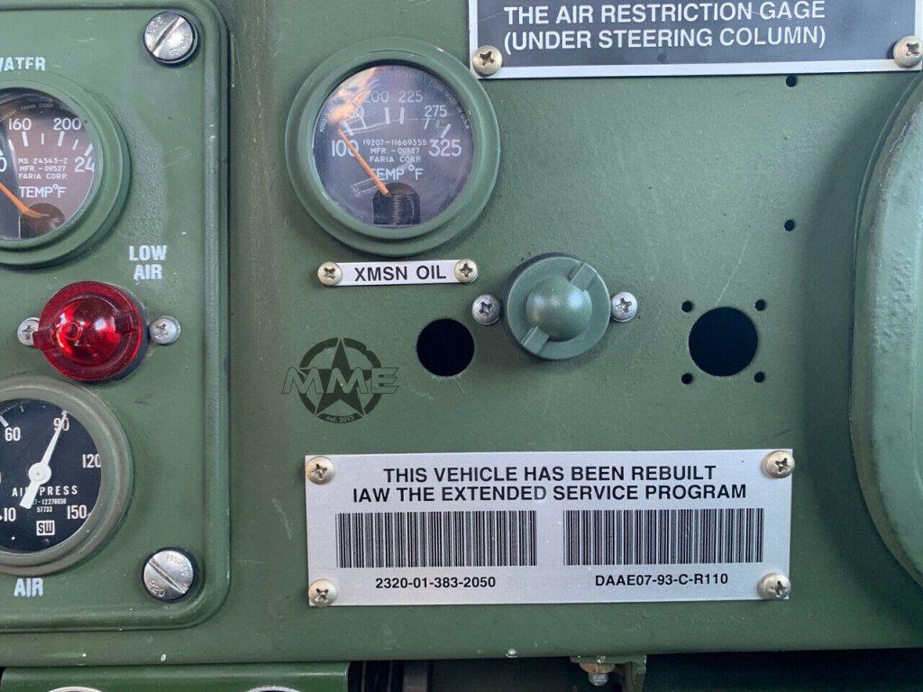 1993 AM General M35a3 2 1/2 TON 6X6 Cargo Truck