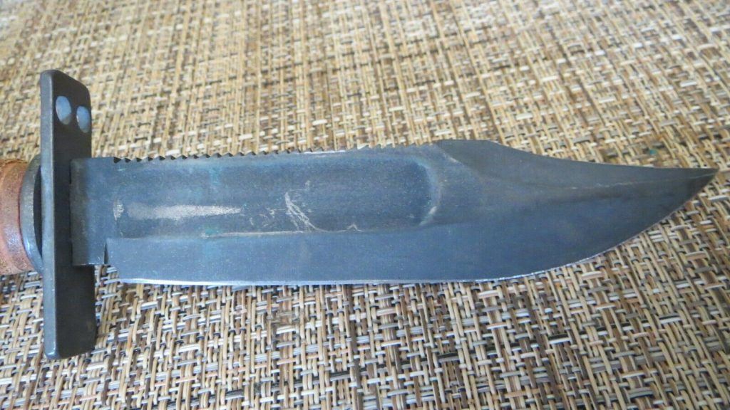 Vietnam Era Camillus Pilot Survival Knife with Sheath and Stone 11 1968