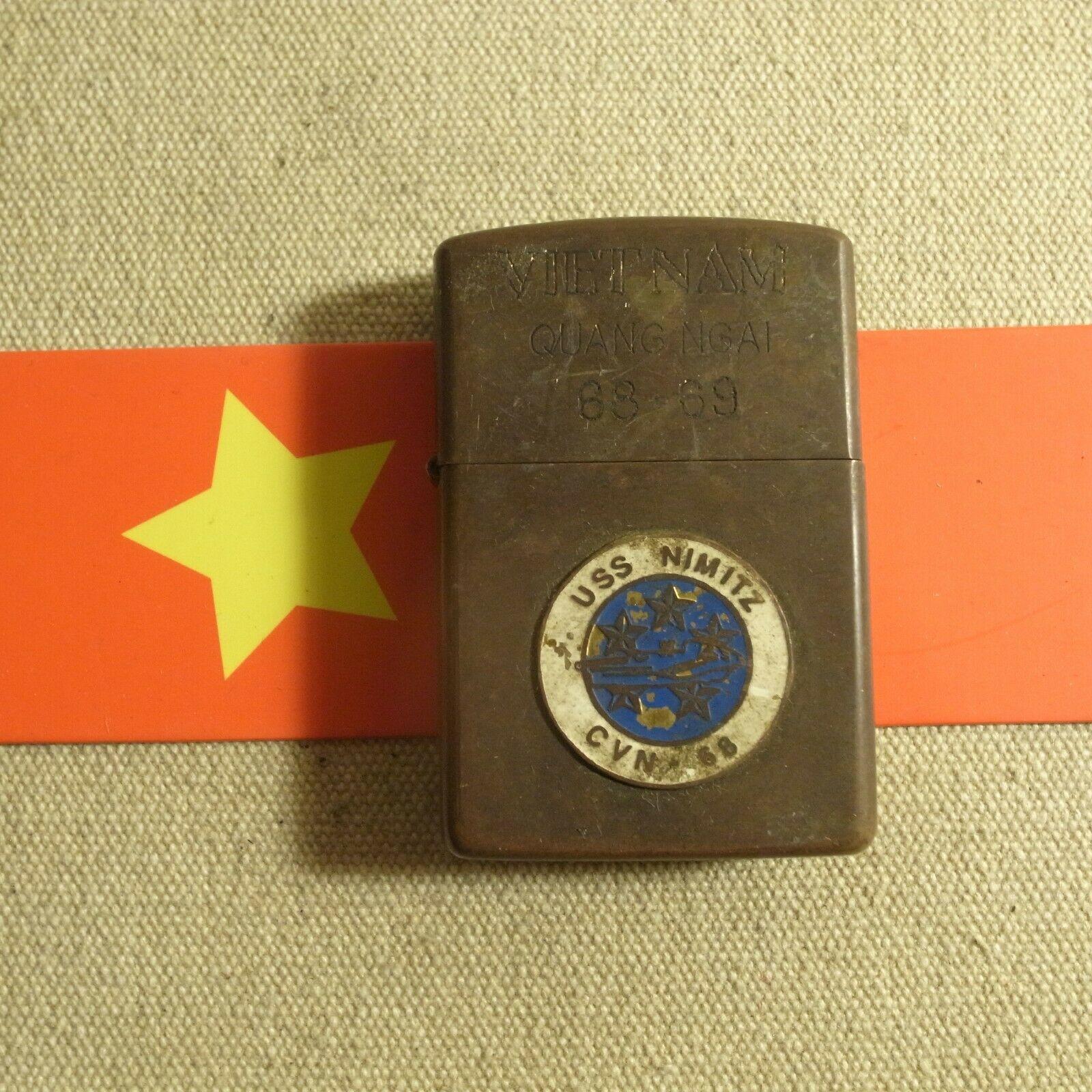 Vietnam WAR Brass Zippo Lighter (g13) Vietnam Zippo Coin for sale