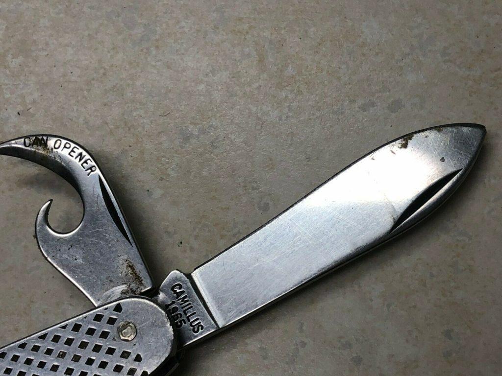 Vintage Camillus US Pocket Knife Military 1965 Vietnam era for sale