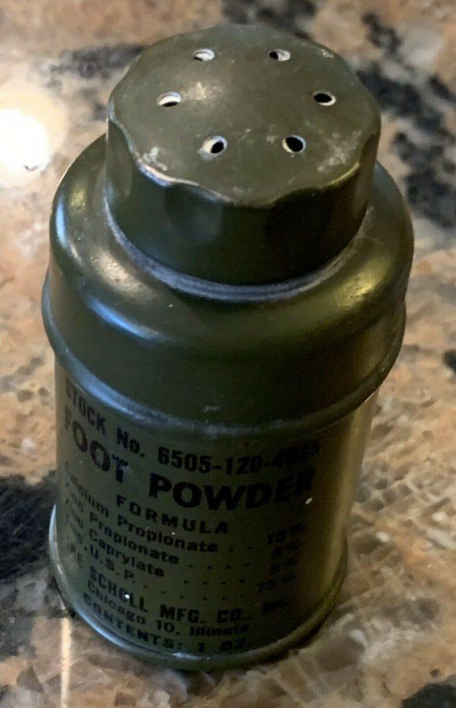 World War ll Foot Powder Tin 2.75”