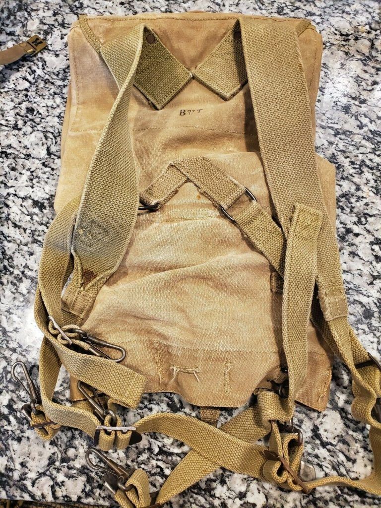 WW2 US Army M1928 Haversack (1942) Original