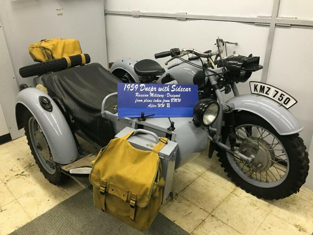 1960 Ural Dnepr Motorcycle with Sidecar