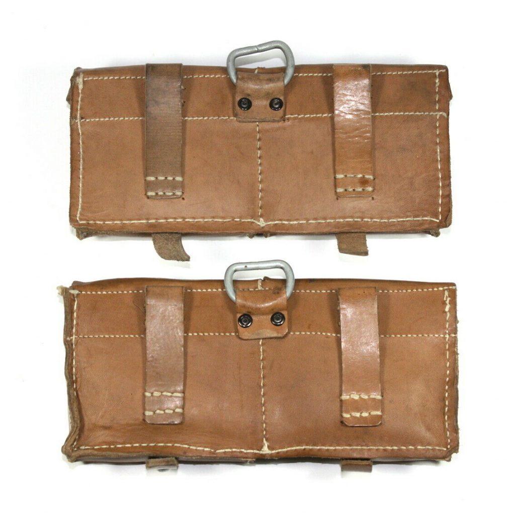 Original WW2 German G43 Pouches Marked ROS 1944
