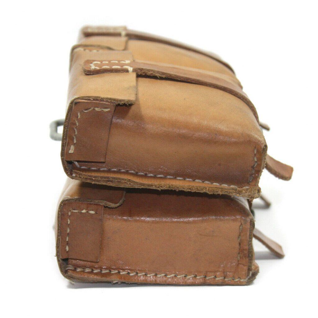 Original WW2 German G43 Pouches Marked ROS 1944