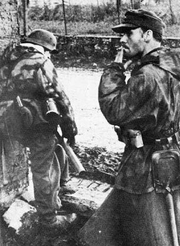 Original WW2 German G43 Pouches Marked ROS 1944