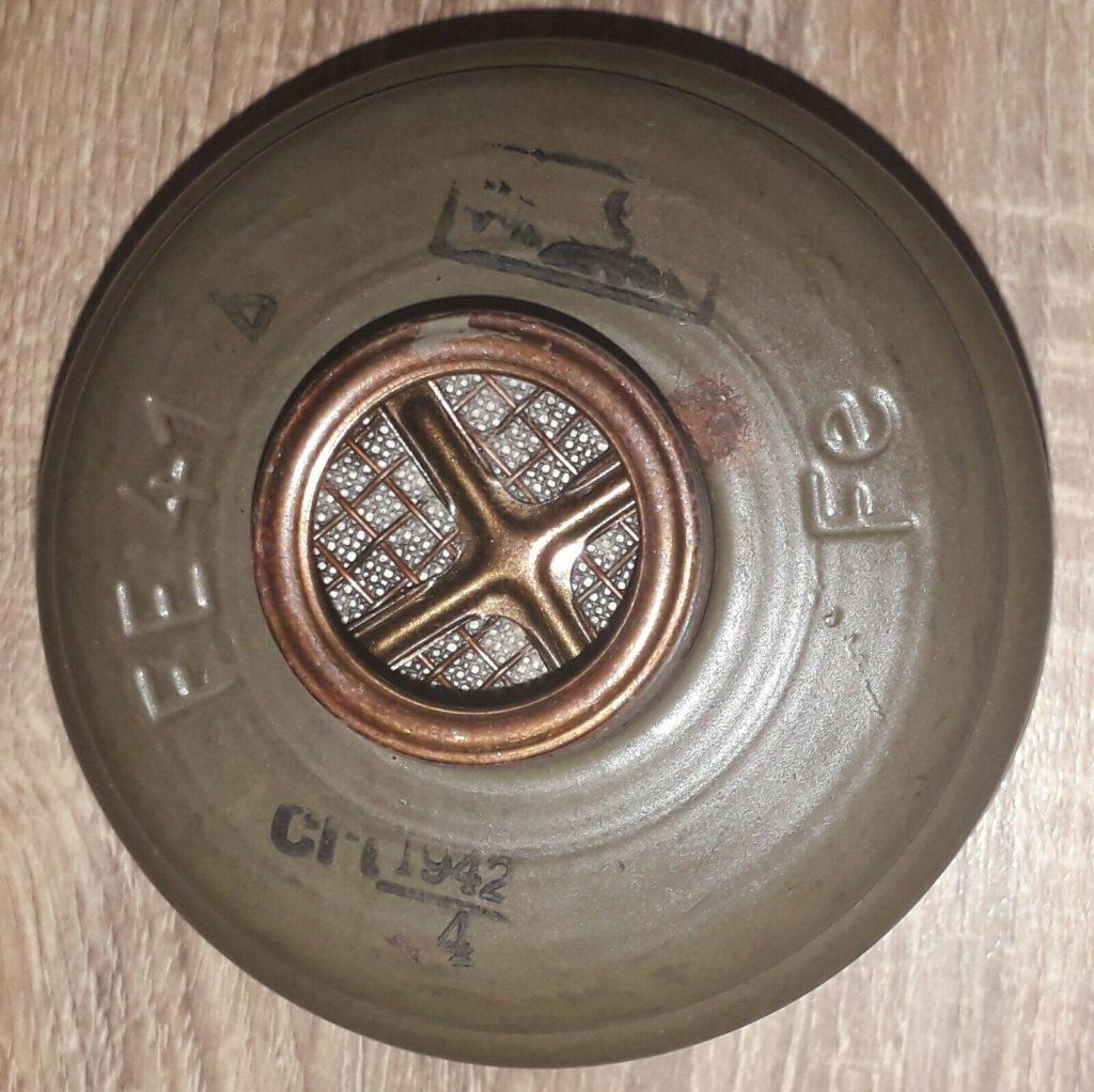 WW2 Original Wehrmacht German Gas Mask Canister bmw 1943