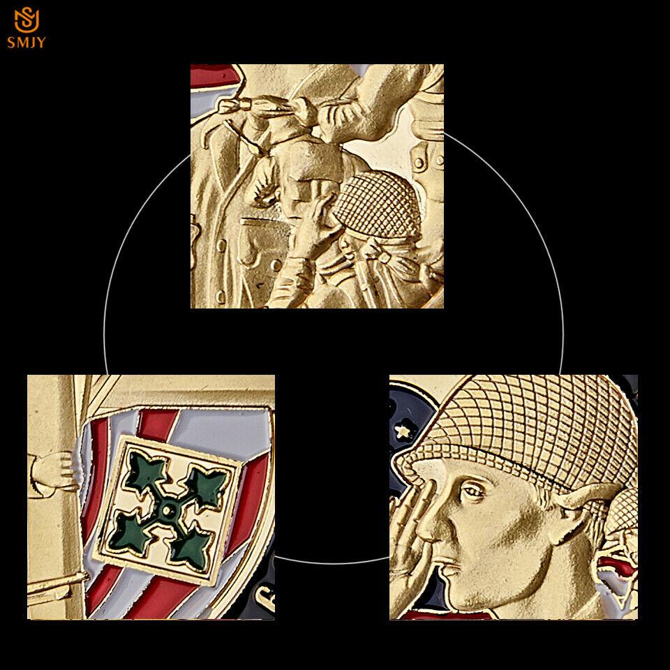 1944 6.6. USA Utah D Day Omaha Beach Military Challenge Coin