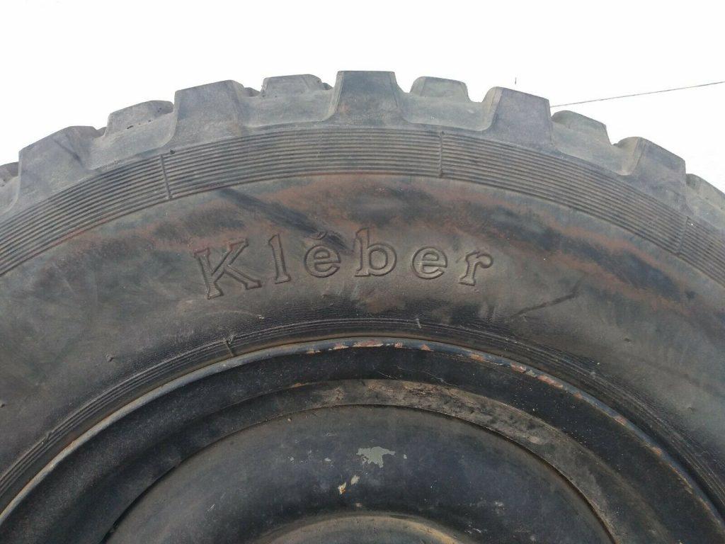 Vintage US Military Jeep Spare Tire and Rim Kleber 6.5 16 Willy’s CJ Vietnam Era