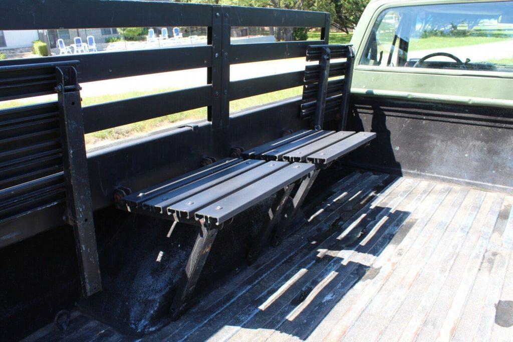 1986 Chevrolet CUCV M1008 military pickup. 6.2L