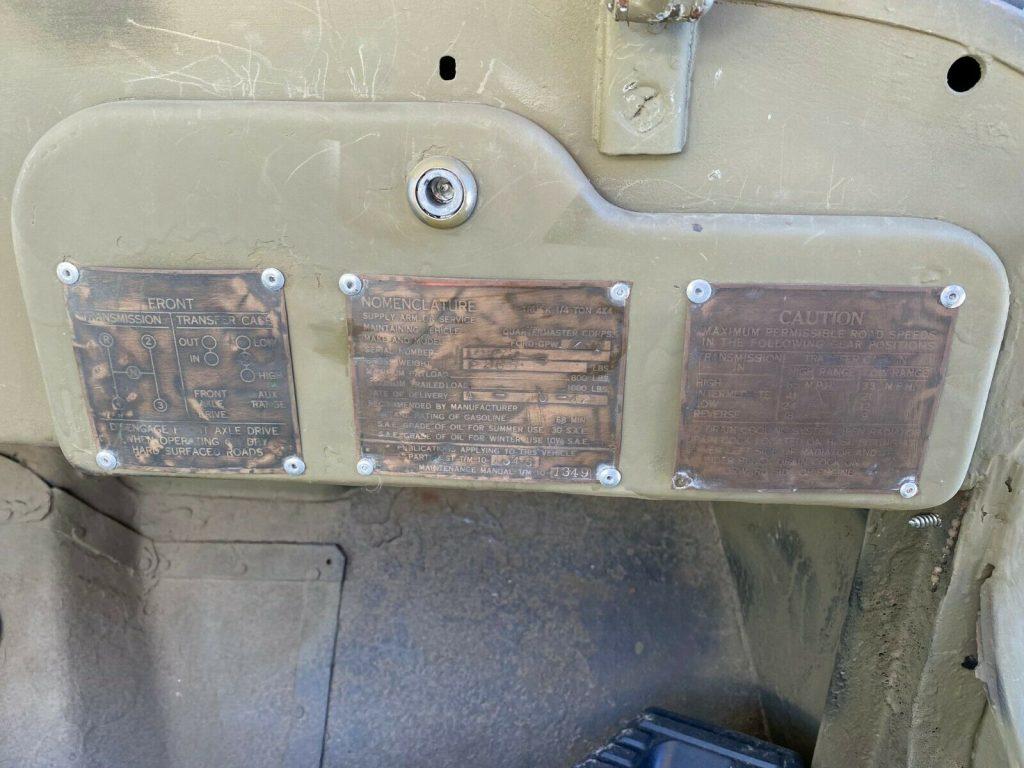 1942 Jeep Willys Ford GPW