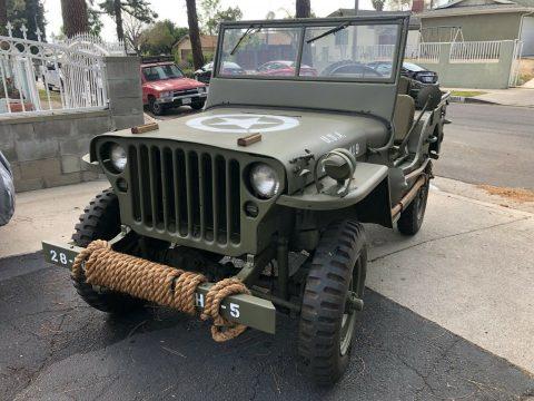1944 Jeep Willys MB Millinery WW2 for sale