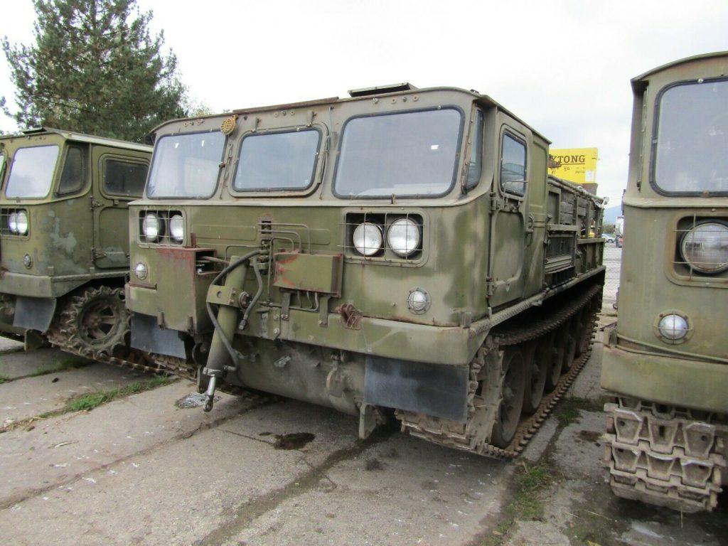 Soviet tracked tractor-vehicle T 54 tank Chassis