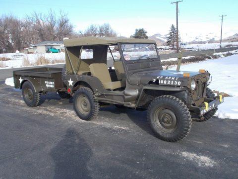 1953 Jeep Willys M38A AND Trailer for sale