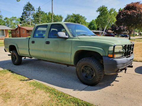 2002 Chevy LSSV Military 4&#215;4 Diesel Pickup Truck for sale