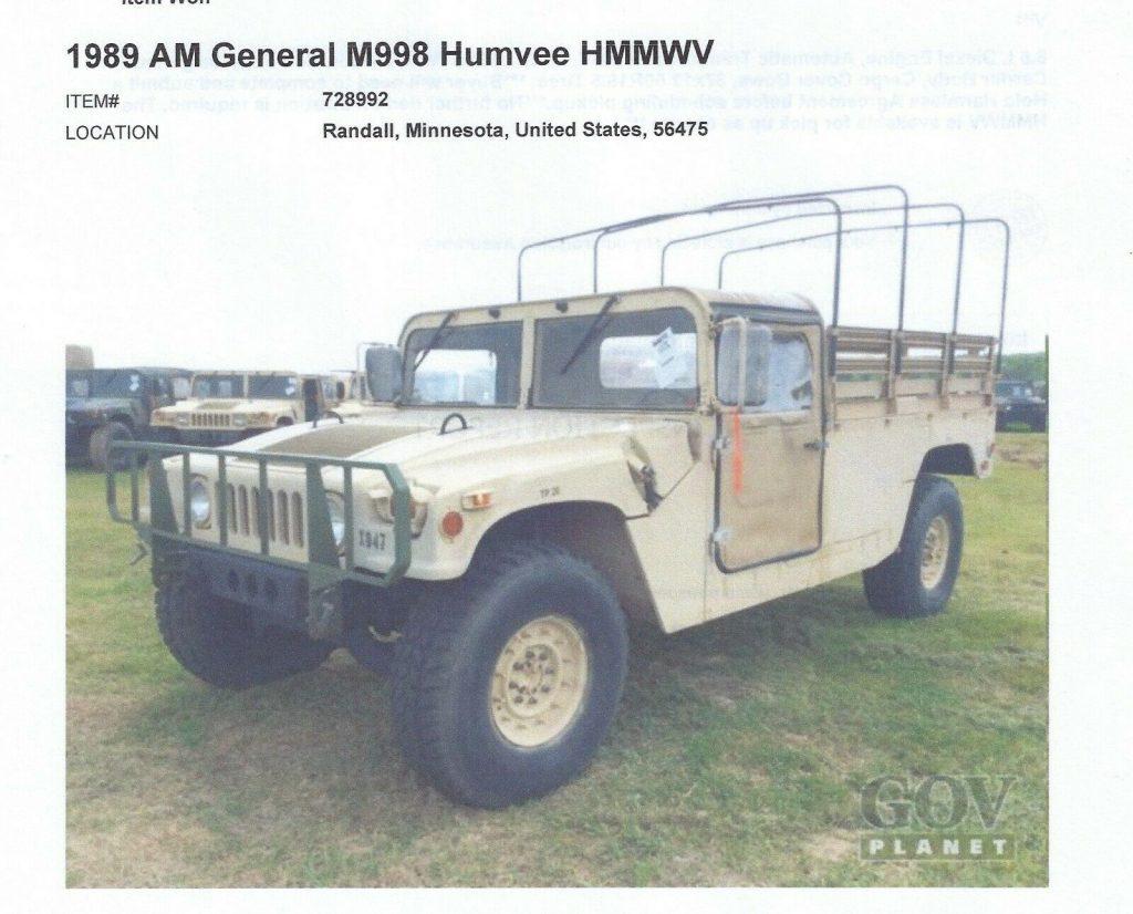 AM General M 998 Humvee