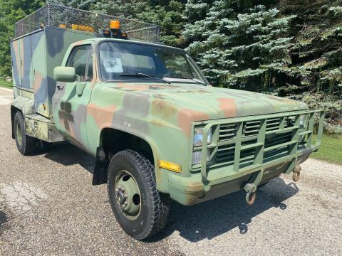 Chevrolet Dually Service Truck Square Body Diesel D30 M1031 CUCV 4WD RARE for sale