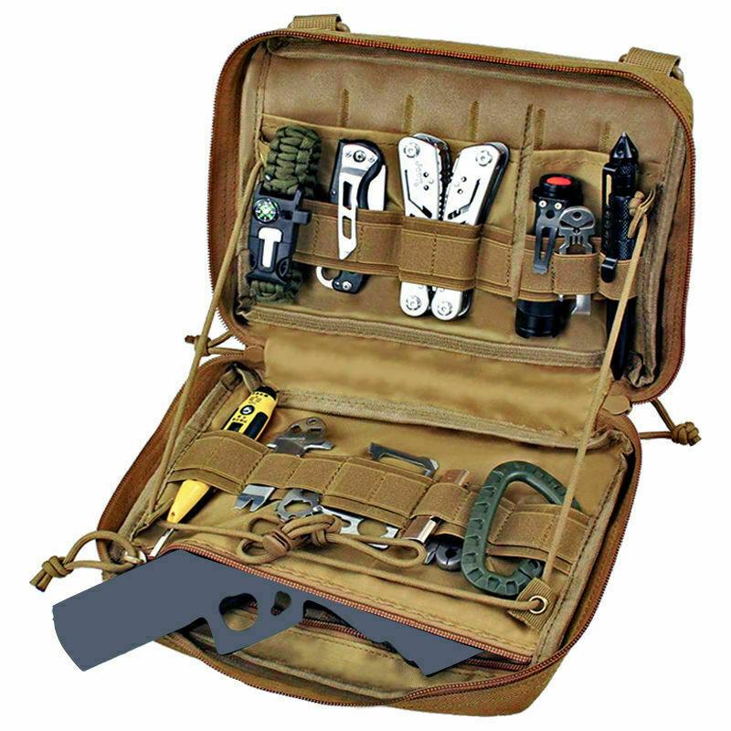 Military Pouch Cover Tactical Package Outdoor Camping Kit Accessories EDC Bag