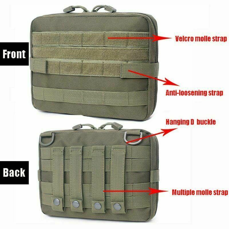 Military Pouch Cover Tactical Package Outdoor Camping Kit Accessories EDC Bag