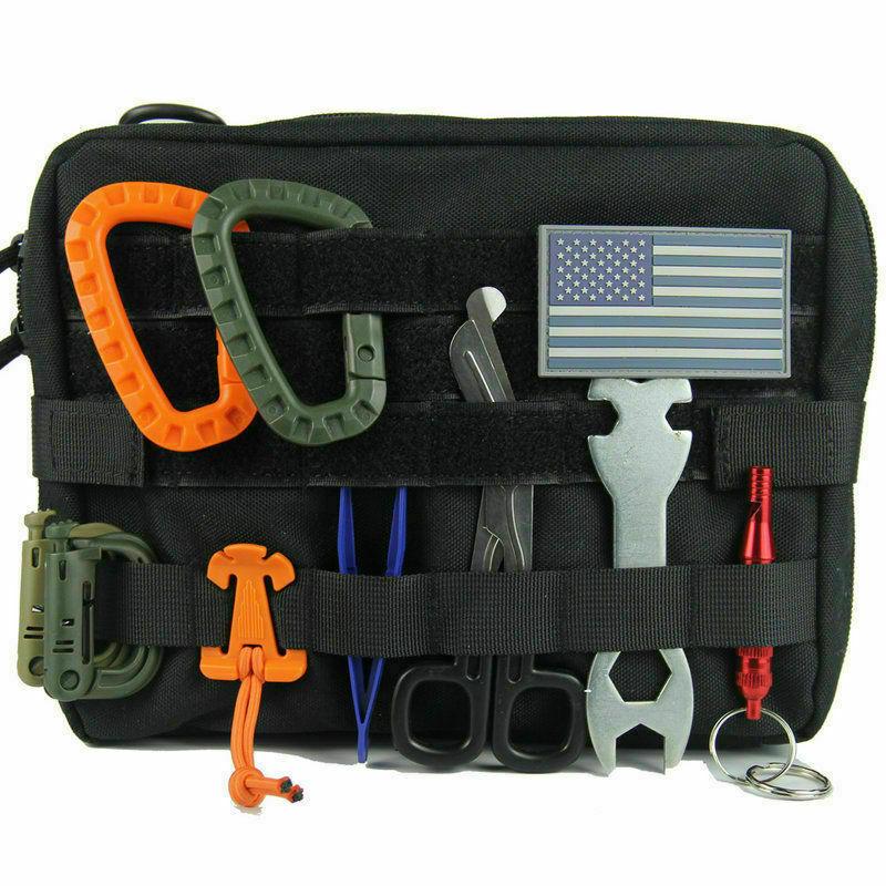Military Pouch Cover Tactical Package Outdoor Camping Kit Accessories EDC Bag
