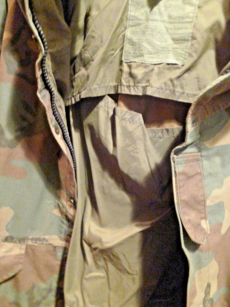 Military Waterproof Hooded Nylon Parka  Medium Long