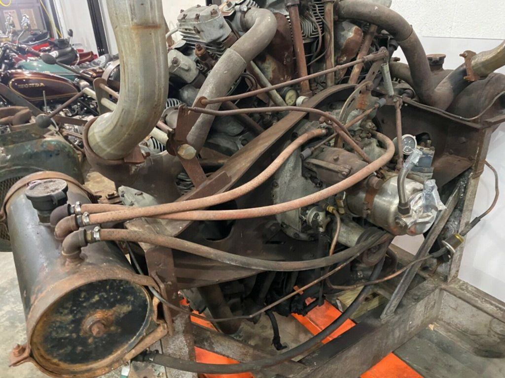 Tank Gulberson Radial Engine Aircraft T-120 Running Collectors Original survivor