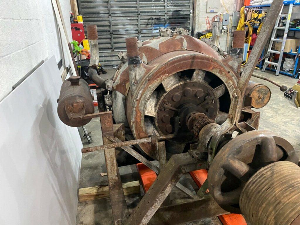Tank Gulberson Radial Engine Aircraft T-120 Running Collectors Original survivor