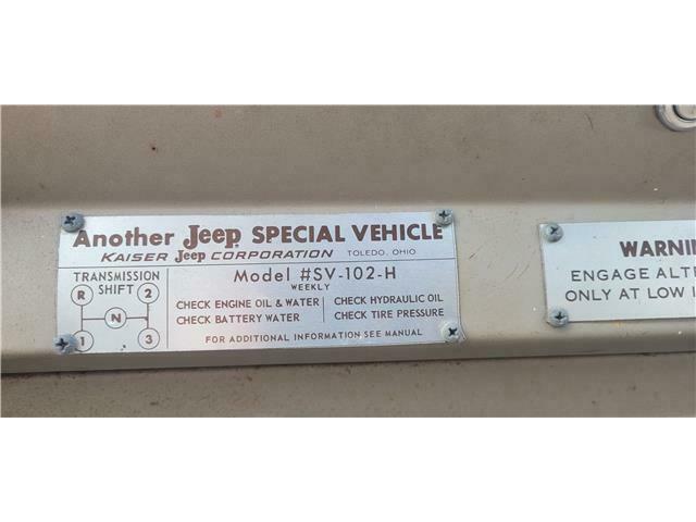 Jeep Military FORT KNOX Sv-102 H Audio Visual RARE Vehicle!!! LOW MILES!!!