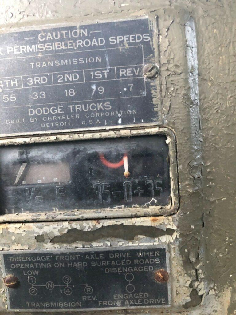 1941 Dodge WC12 military truck