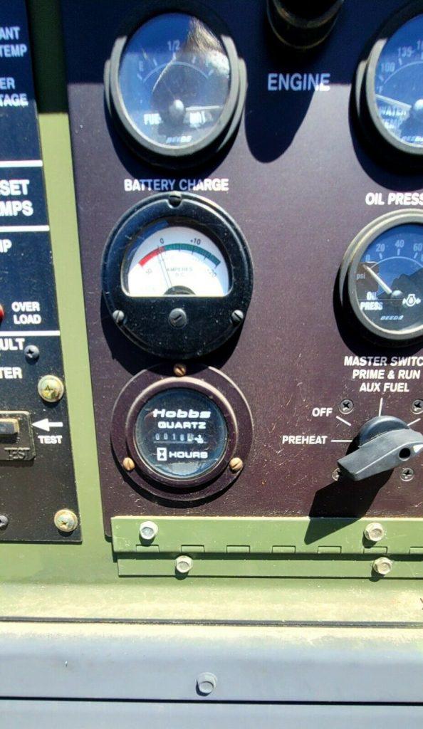 1998 Stewart AND Stevenson M1078 2 1/2 TON Cargo Truck WITH AS NEW GENERATOR