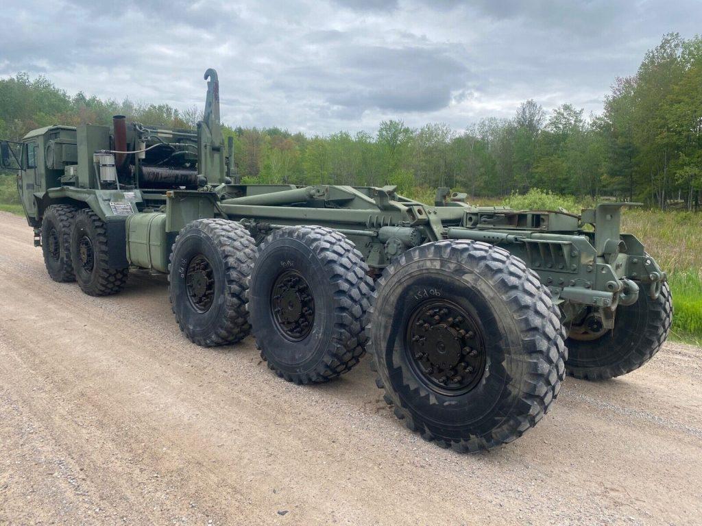 1990 Oshkosh M1074 PLS 10×10 Hook lift Container Mover W/winch Off Road Bugout