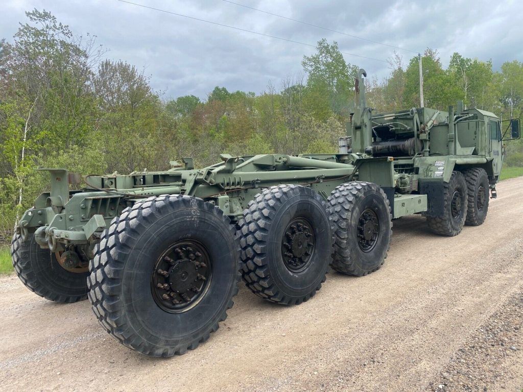 1990 Oshkosh M1074 PLS 10×10 Hook lift Container Mover W/winch Off Road Bugout