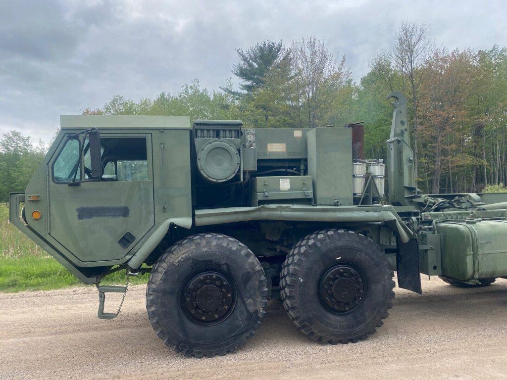 1990 Oshkosh M1074 PLS 10×10 Hook lift Container Mover W/winch Off Road Bugout