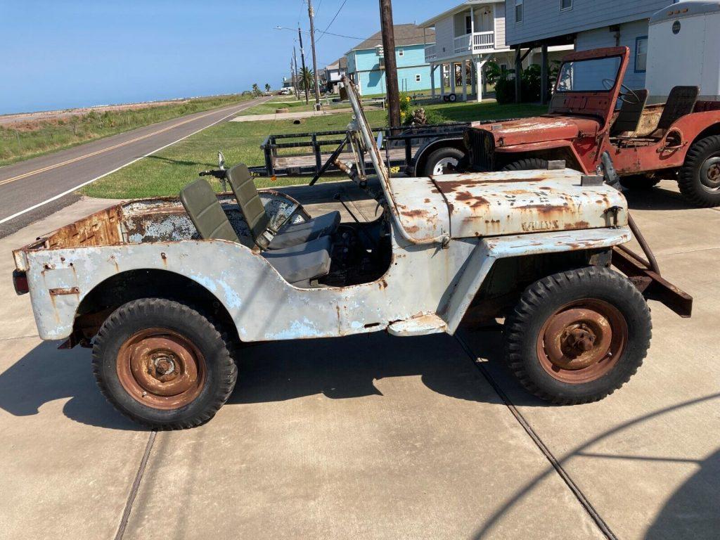 1946 CJ2A Willys JEEP Agri-Jeep Restoration Prospect RARE!!