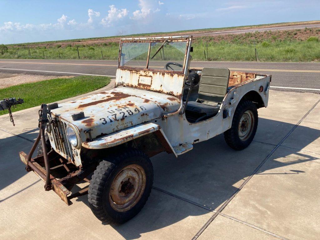1946 CJ2A Willys JEEP Agri-Jeep Restoration Prospect RARE!!