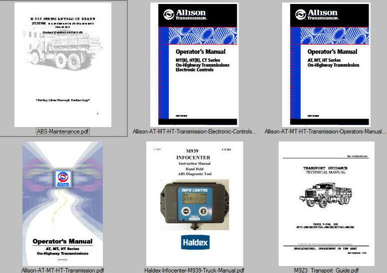 M939 Series 5-ton Diesel Truck Service Repair Manual Workshop CD 17K+ Pages !!