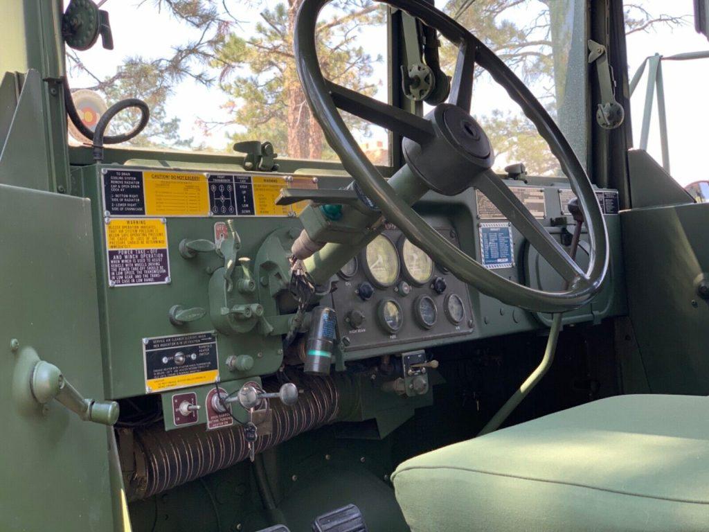 military vehicles for sale 1971 American General M 35-A2 and M 105 Trailer.