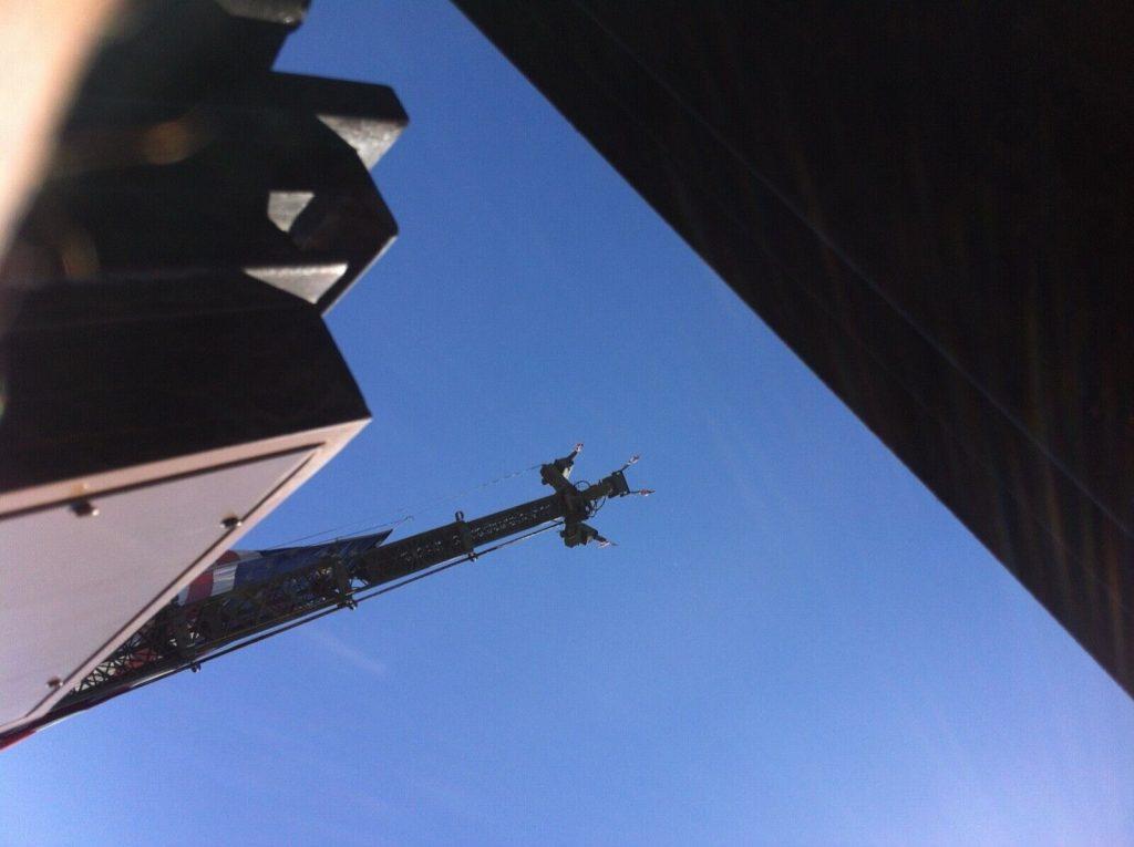 Mobile communications tower/ C. O. W. 118’ TRIEX