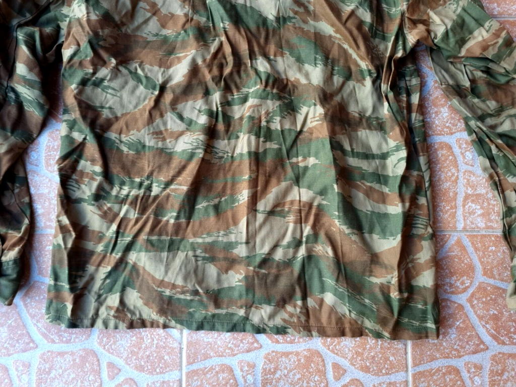 Bosnian Serb Army green tigerstripe camouflage shirt Serbian Serbia war Bosnia