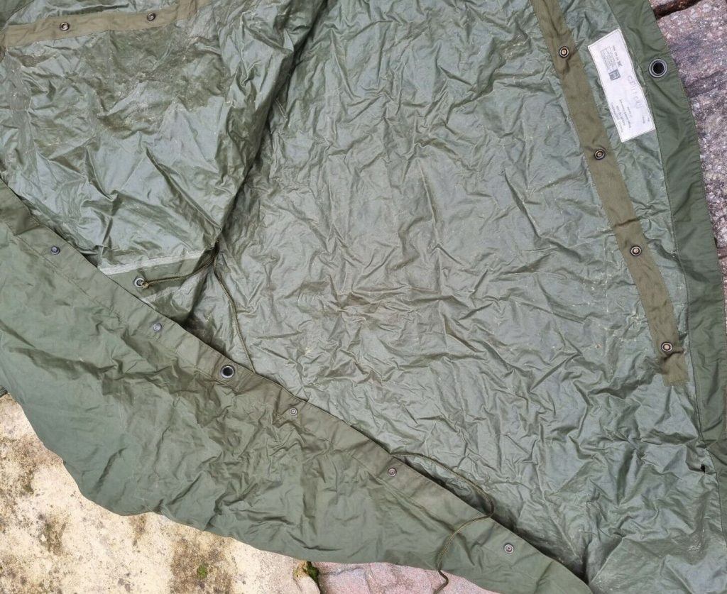 British Army Issue 58 pattern Olive Green Poncho Rare Genuine
