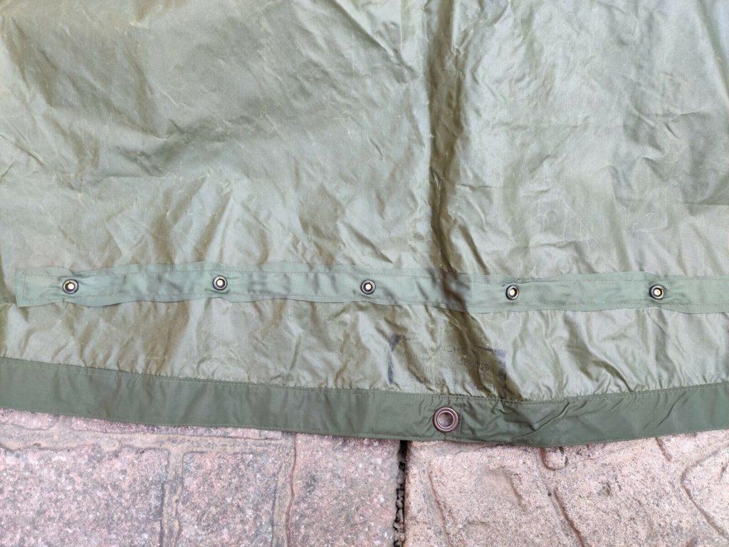 British Army Issue 58 pattern Olive Green Poncho Rare Genuine