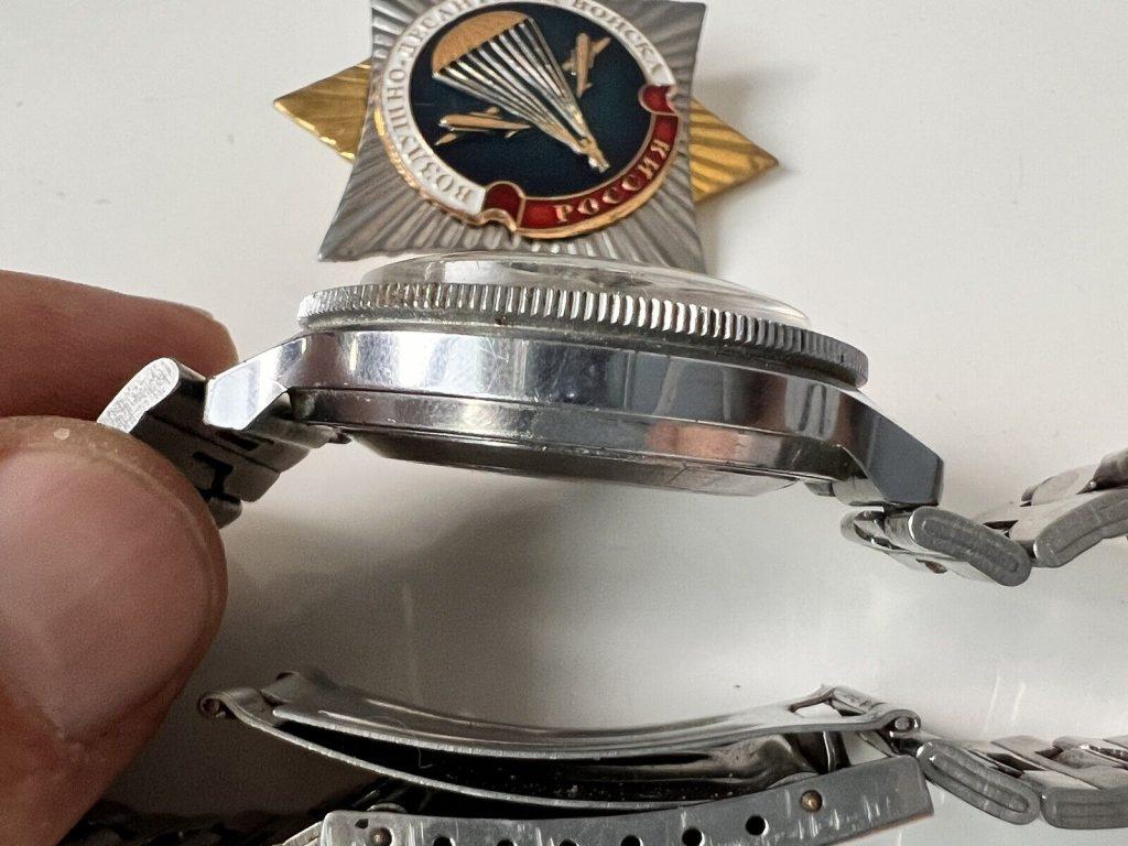 War in Ukraine 2022 soldier Russian Army Watch Wostok Trophy from BUCHA