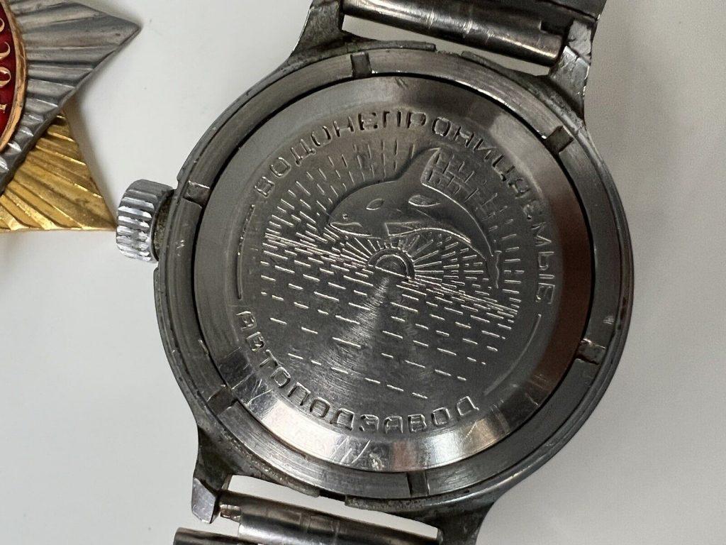 War in Ukraine 2022 soldier Russian Army Watch Wostok Trophy from BUCHA