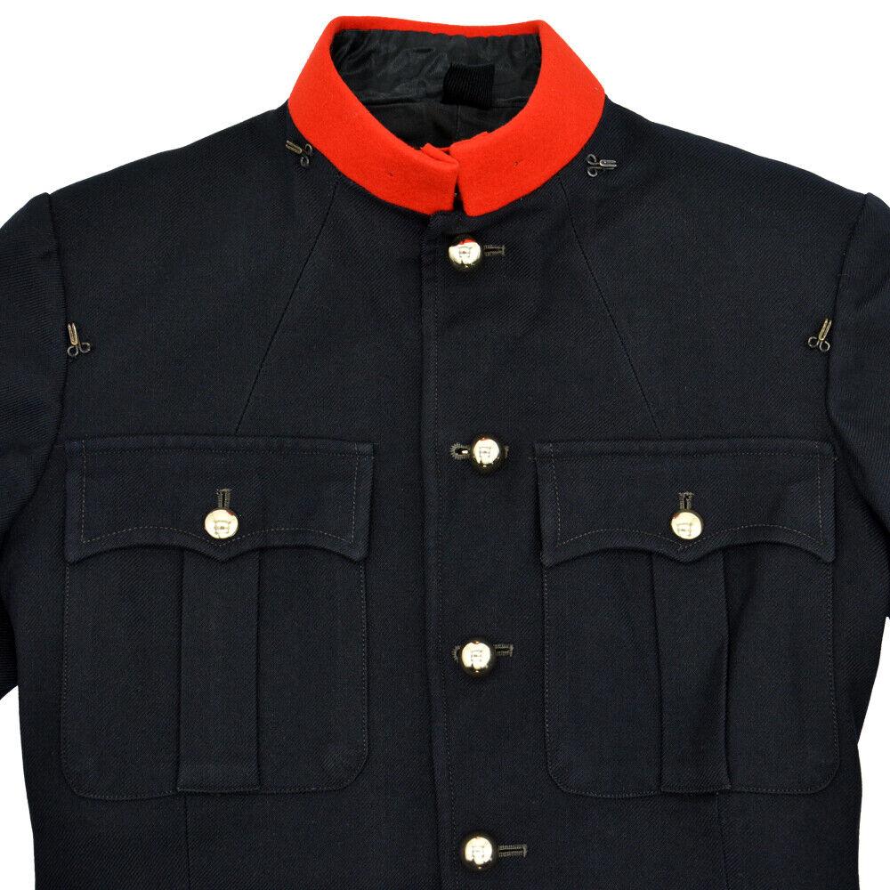 British Army Dress Uniform Jacket QRH Queens Royal Hussars No. 1 Blue Vintage