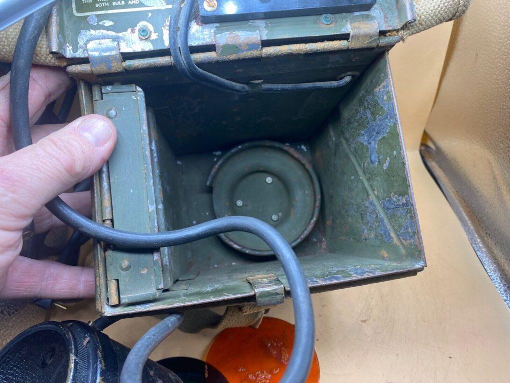 Complete WW2 British Army Signalling Lamp Set with all Parts