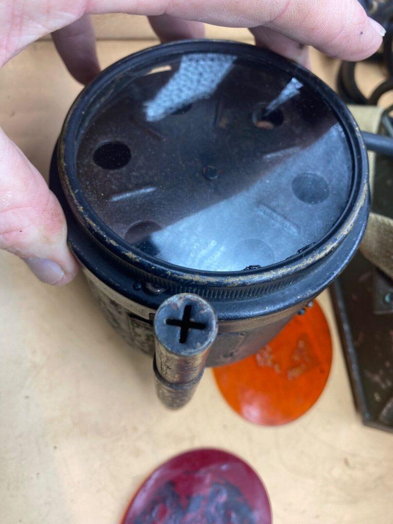 Complete WW2 British Army Signalling Lamp Set with all Parts