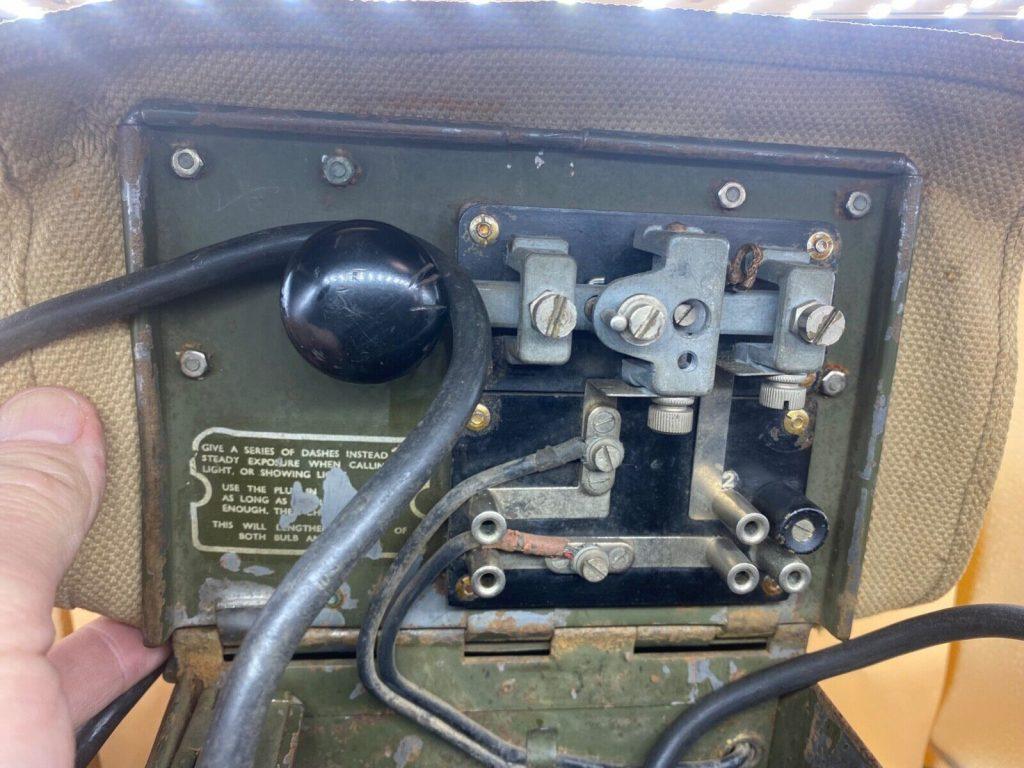 Complete WW2 British Army Signalling Lamp Set with all Parts